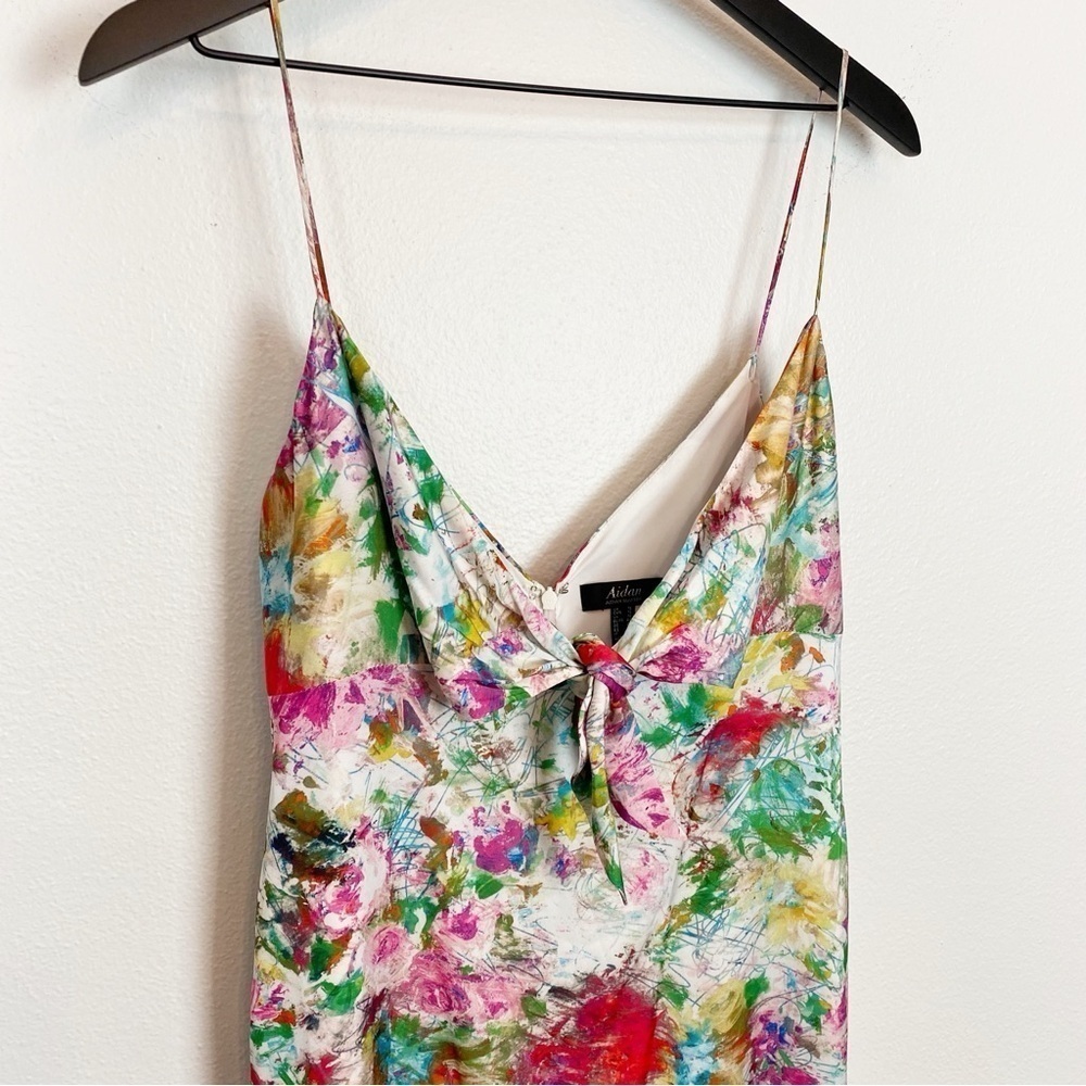 Aidan By Aidan Mattox Printed Calf High Low Patte… - image 6